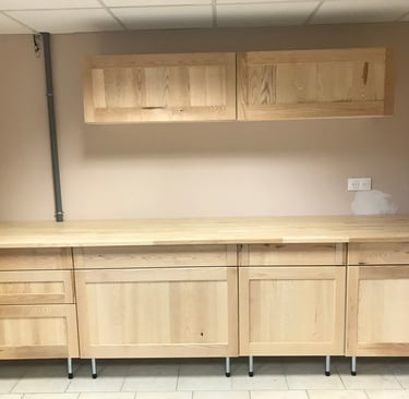 Meubles de cuisine fait par Laroux Menuiserie