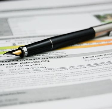 Detailaufnahme eines Energieausweises – Unterstützung bei der Erstellung für Ihre Immobilie in Fürth