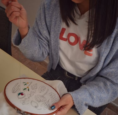 Bordado contemporáneo Queenmary Design