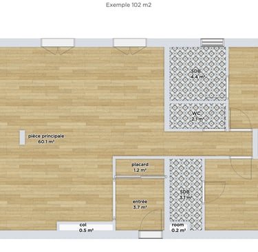 appartement 102 m2