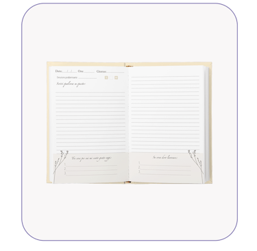 Scegli l'interno del Journal: Floral Simphony Beige