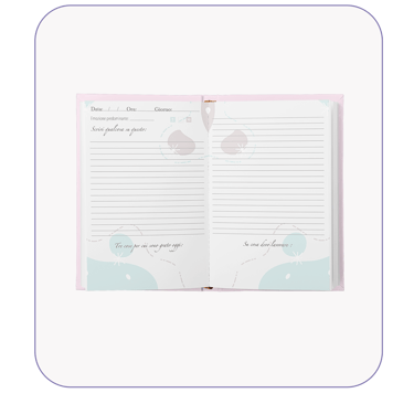 Scegli l'interno del Journal: Pastel Dreams Rose - Heavenly
