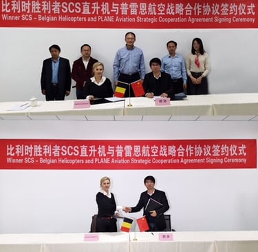 Caroline Allard Doucet signe une entente de collaboration entre la Chine et la Belgique