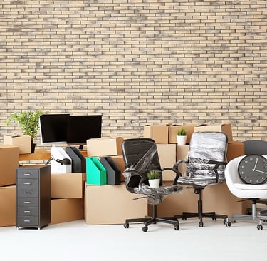 Moving office, removals, storage and packing service