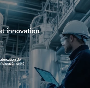 Ingénieurs du site industriel Tecflux , spécialistes de la fabrication d'électrovannes