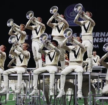 A link to the drum corps project page on bandScores
