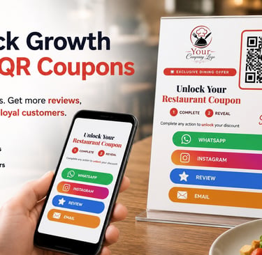 QR code coupon discount generator