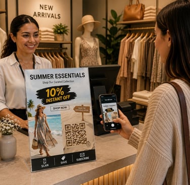 Turn customer scans into instant email subscriptions, discounts, and long-term engagement.