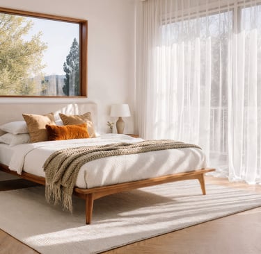 dormitorio mid century