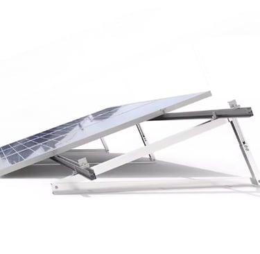 Adjustable tilt triangle mounting rack