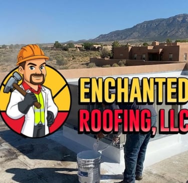 Enchanted Roofing logo with Silicone Coatings