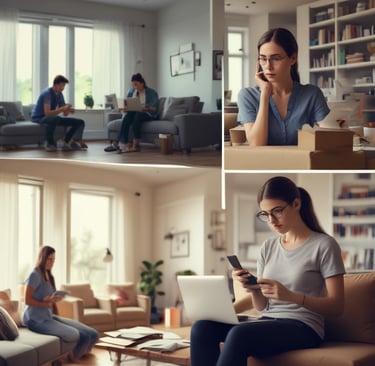 Bright living room with modern inventory