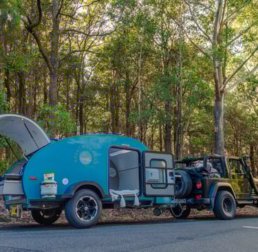 breath trailer jeep nature forest