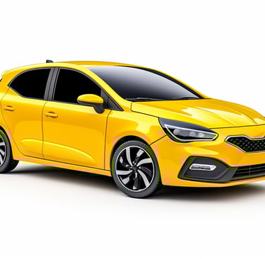yellow car background replacement
