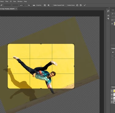 man rotation and resizing