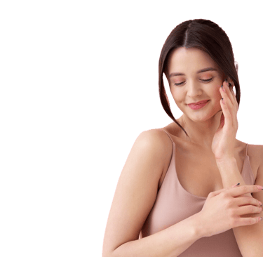 girl skin smoothing background