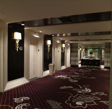 Encore Las Vegas floor 62 elevator lobby