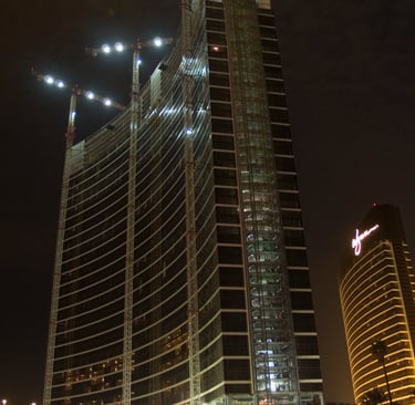 Encore Las Vegas under construction December 2007