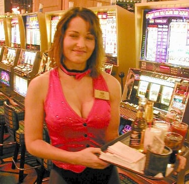 New York New York Las Vegas cocktail waitress