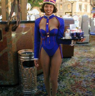 Paris Las Vegas cocktail waitress