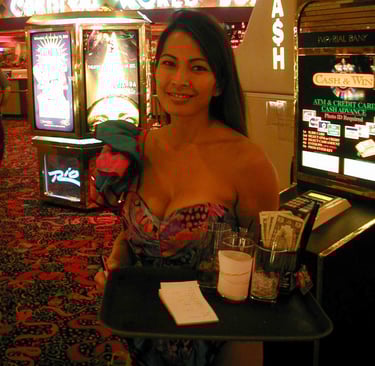 Rio Suites Las Vegas cocktail waitress
