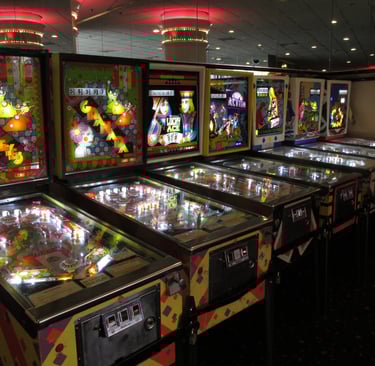 Riviera Las Vegas pinball museum in 2014