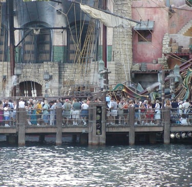 Treasure Island Las Vegas pirate ship show "The Sirens of TI"