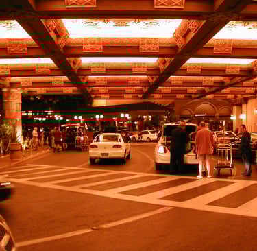 Treasure Island Las Vegas valet parking