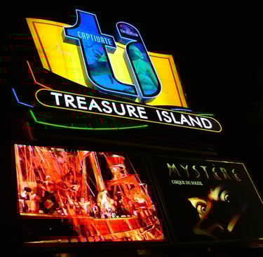 Treasure Island Las Vegas sign