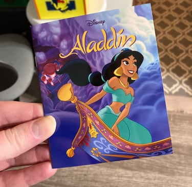 Princess Advent Calendar - Aladdin Front Cover