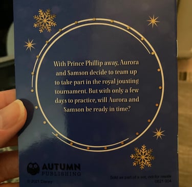 Princess Advent Calendar - An Amazing Team Booklet Backside