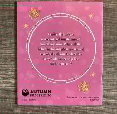 Princess Storybook Collection Cinderella Backside