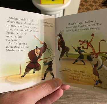 Princess Storybook Collection Mulan Battles