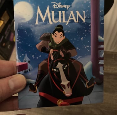 Princess Advent Calendar Mulan