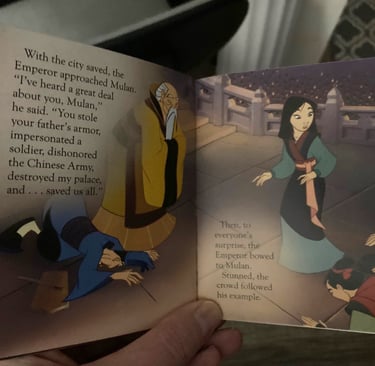 Princess Advent Calendar Mulan is Honored