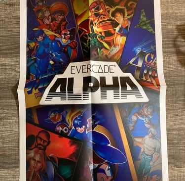Evercade Alpha Poster
