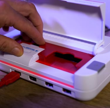 The Evercade VS Double Cartridge Slots!