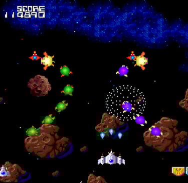 Galaga '90 - Asteroid Field