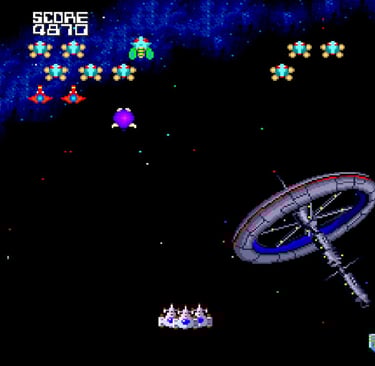 Galaga '88 - Threesome Ship