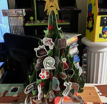 The Full, Decorated Tree...Spreading Them Around Would Help...