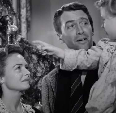 Mary Bailey and Hubby George and Little Zuzu