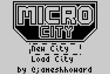 Arduboy Micro City