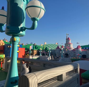 Super Nintendo World - The Castle Seems Far Off, but it's not