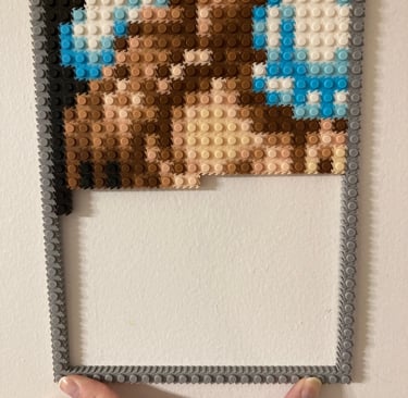 Pix Brix - Chun-Li Almost Peeking