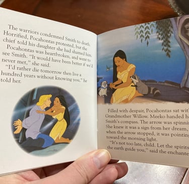 Disney's Princess Advent Calendar Pocahontas Ponders John Smith
