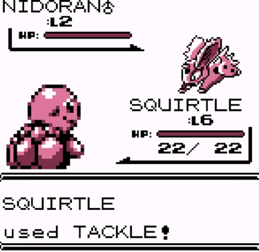Pokemon - Squirtle versus Nidoran