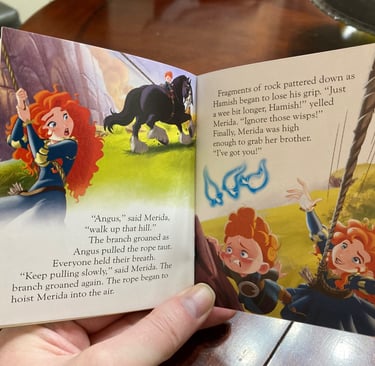 Merida's Challenge Pulling for her Brothers