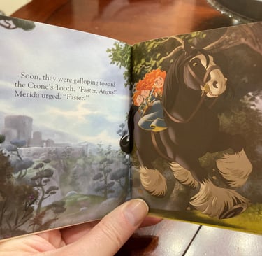 Disney Advent Calendar Merida's Challenge Interior