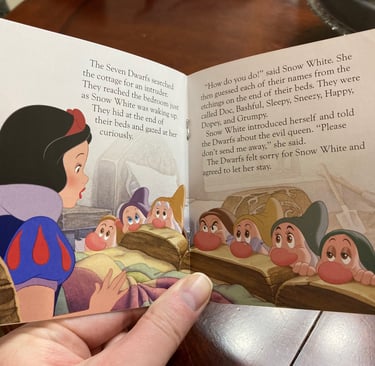 Disney Advent Calendar Snow White Interior