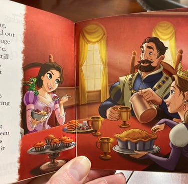 Disney's Princess Advent Calendar Beauty of Mistakes, Dining With the Parents